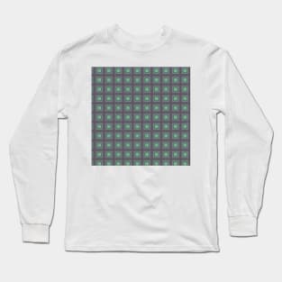 squares retro pattern Long Sleeve T-Shirt